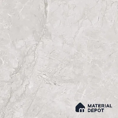 Marble Wall & Floor Tile TL 06178 Flutura Opel Grey 4 ft x 2 ft Vitrified Lustera Effect Feather Feel Matte Finish - 8.5 mm | 4 Random Design | Suitable for Living Room, Bedroom, Bathroom