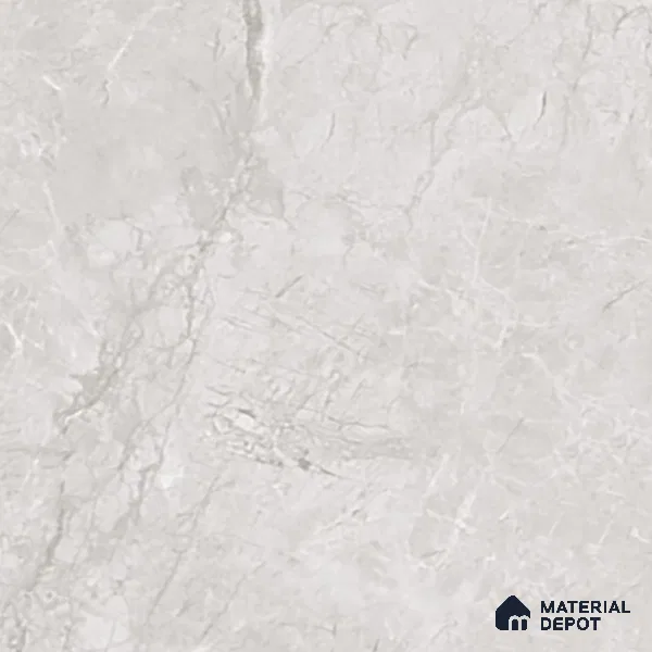 Marble Wall & Floor Tile TL 06178 Flutura Opel Grey 4 ft x 2 ft Vitrified Lustera Effect Feather Feel Matte Finish - 8.5 mm | 4 Random Design | Suitable for Living Room, Bedroom, Bathroom