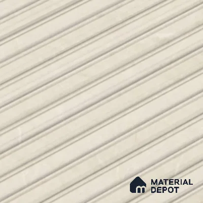 Punch Wall Tile TL 06168 B Flutura Elegance Crema Comb 4 ft x 2 ft Vitrified Lustera Effect Feather Feel Matte Finish - 8.5 mm | Suitable for Living Room, Bedroom, Bathroom