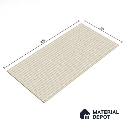 Punch Wall Tile TL 06168 B Flutura Elegance Crema Comb 4 ft x 2 ft Vitrified Lustera Effect Feather Feel Matte Finish - 8.5 mm | Suitable for Living Room, Bedroom, Bathroom