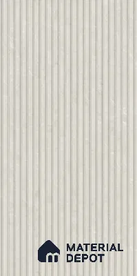 Punch Wall Tile TL 06169 B Flutura Elegance Silver Comb 4 ft x 2 ft Vitrified Lustera Effect Feather Feel Matte Finish - 8.5 mm | Suitable for Living Room, Bedroom, Bathroom (Sample)