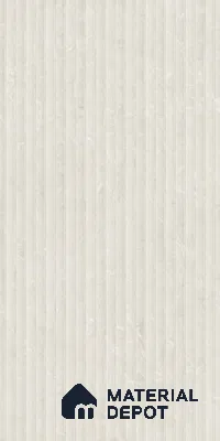 Punch Wall Tile TL 06169 B Flutura Elegance Silver Comb 4 ft x 2 ft Vitrified Lustera Effect Feather Feel Matte Finish - 8.5 mm | Suitable for Living Room, Bedroom, Bathroom (Sample)
