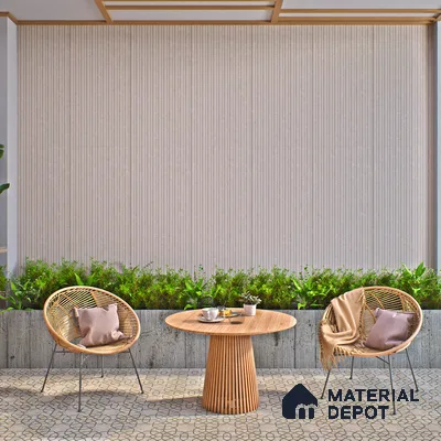 Punch Wall Tile TL 06172 B Flutura Elegance Pearla Comb 4 ft x 2 ft Vitrified Lustera Effect Feather Feel Matte Finish - 8.5 mm | Suitable for Living Room, Bedroom, Bathroom (Sample)