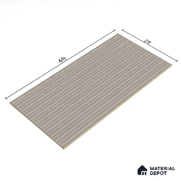 Punch Wall Tile TL 06172 B Flutura Elegance Pearla Comb 4 ft x 2 ft Vitrified Lustera Effect Feather Feel Matte Finish - 8.5 mm | Suitable for Living Room, Bedroom, Bathroom (Sample)