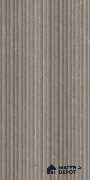 Punch Wall Tile TL 06173 B Flutura Elegance Fog Comb 4 ft x 2 ft Vitrified Lustera Effect Feather Feel Matte Finish - 8.5 mm | Suitable for Living Room, Bedroom, Bathroom (Sample)