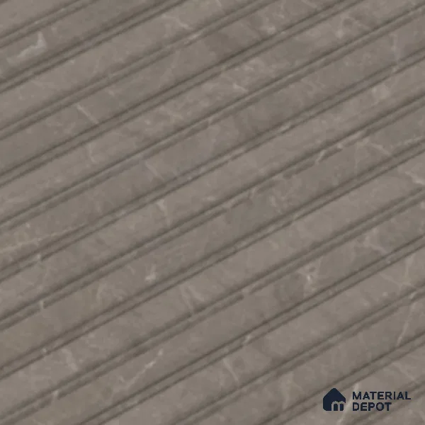 Punch Wall Tile TL 06173 B Flutura Elegance Fog Comb 4 ft x 2 ft Vitrified Lustera Effect Feather Feel Matte Finish - 8.5 mm | Suitable for Living Room, Bedroom, Bathroom (Sample)