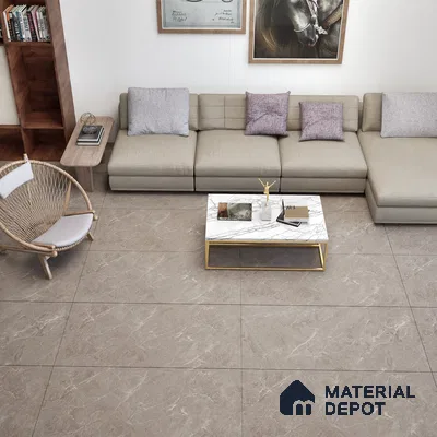 Marble Wall & Floor Tile TL 06173 Flutura Elegance Fog 4 ft x 2 ft Vitrified Lustera Effect Feather Feel Matte Finish - 8.5 mm | 5 Random Design | Suitable for Living Room, Bedroom, Bathroom (Sample)