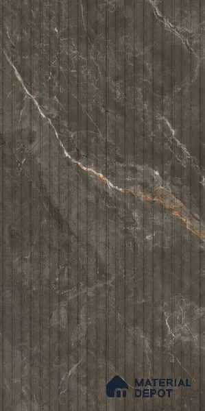Punch Wall Tile TL 06176 B Flutura Extreme Tabacco Comb 4 ft x 2 ft Vitrified Lustera Effect Feather Feel Matte Finish - 8.5 mm | Suitable for Living Room, Bedroom, Bathroom