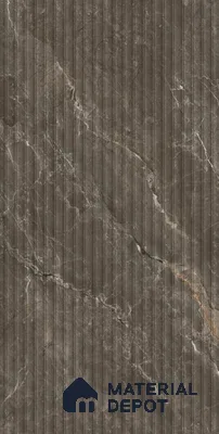 Punch Wall Tile TL 06176 B Flutura Extreme Tabacco Comb 4 ft x 2 ft Vitrified Lustera Effect Feather Feel Matte Finish - 8.5 mm | Suitable for Living Room, Bedroom, Bathroom