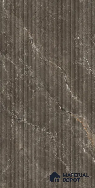 Punch Wall Tile TL 06176 B Flutura Extreme Tabacco Comb 4 ft x 2 ft Vitrified Lustera Effect Feather Feel Matte Finish - 8.5 mm | Suitable for Living Room, Bedroom, Bathroom
