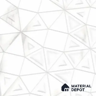 Punch Wall Tile TL 06188 B Classic Satuario Triangle 4 ft x 2 ft Vitrified Lustera Effect Feather Feel Matte Finish - 8.5 mm | 3 Random Design | Suitable for Living Room, Bedroom, Bathroom