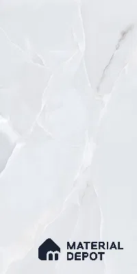 Marble Wall & Floor Tile TL 06190 Prime Onyx Ice 4 ft x 2 ft Vitrified Lustera Effect Feather Feel Matte Finish - 8.5 mm | 7 Random Design | Suitable for Living Room, Bedroom, Bathroom