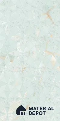 Punch Wall Tile TL 06192 B Prime Onyx Olive Triangle 4 ft x 2 ft Vitrified Lustera Effect Feather Feel Matte Finish - 8.5 mm | 2 Random Design | Suitable for Living Room, Bedroom, Bathroom (Sample)