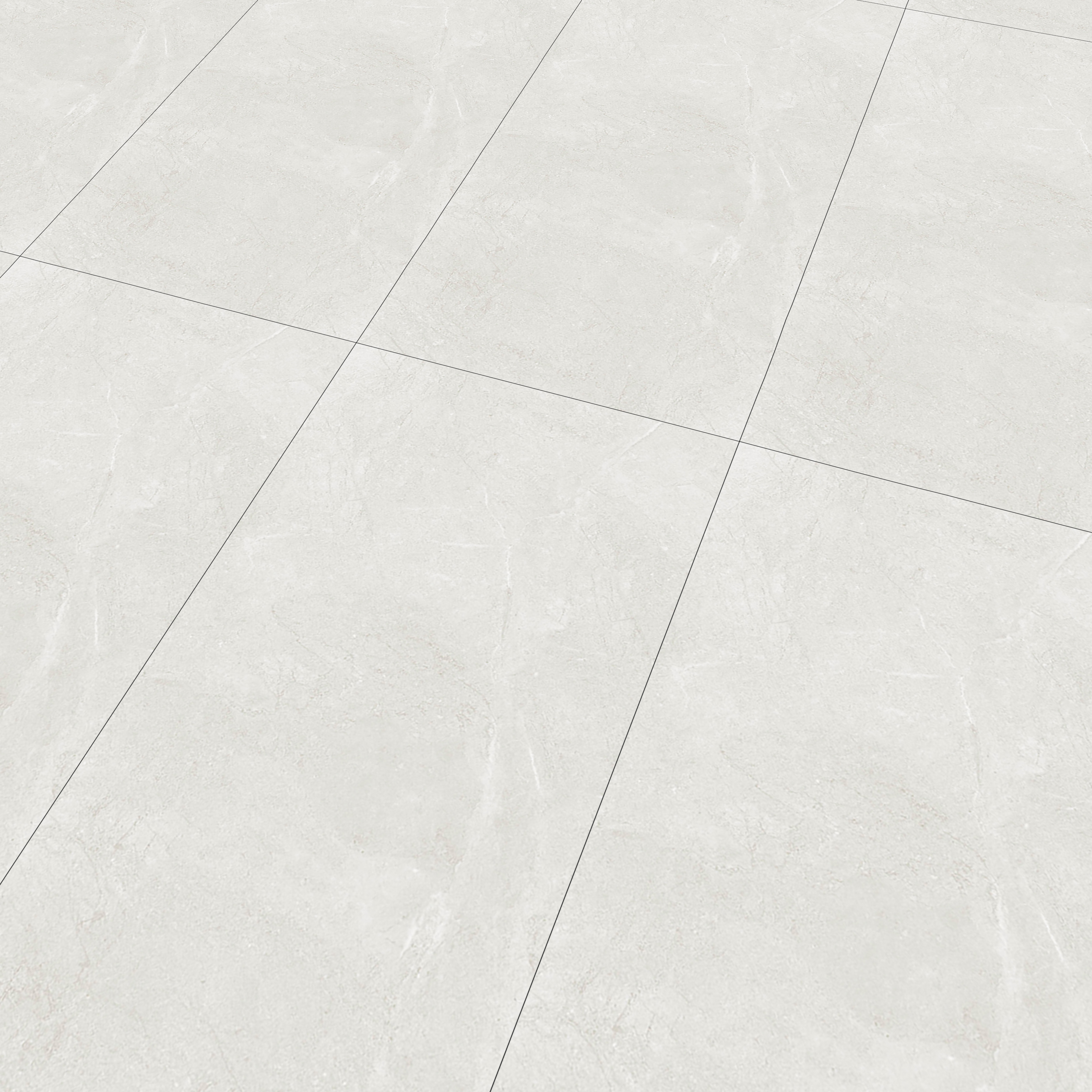 Marble Wall & Floor Tile TL 06102 Casper Bianco 4 ft x 2 ft Vitrified Matte Finish - 9 mm | 6 Random Design | Suitable For Living Room, Bedroom, Bathroom, Kitchen