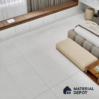 Marble Wall & Floor Tile TL 06102 Casper Bianco 4 ft x 2 ft Vitrified Matte Finish - 9 mm | 6 Random Design | Suitable For Living Room, Bedroom, Bathroom, Kitchen (Sample)