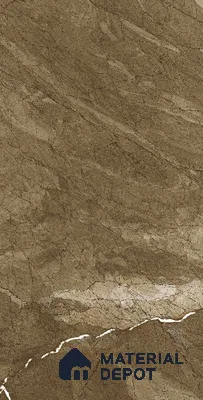 Marble Wall & Floor Tile TL 05306 B Aurelio Felix Earth 4 ft x 2 ft Vitrified High Gloss Finish - 9 mm | Suitable for Living Room, Bedroom, Feature / Accent Walls & Highlighter Wall (Sample)