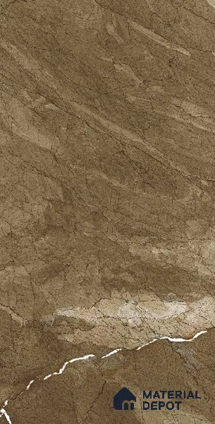 Marble Wall & Floor Tile TL 05306 B Aurelio Felix Earth 4 ft x 2 ft Vitrified High Gloss Finish - 9 mm | Suitable for Living Room, Bedroom, Feature / Accent Walls & Highlighter Wall (Sample)