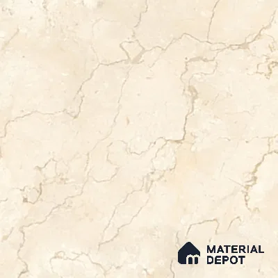 Marble Wall & Floor Tile TL 05309 B Aurelio Jerusalem Crema 4 ft x 2 ft Vitrified Carving Matte Finish - 9 mm | Suitable for Living Room, Bedroom, Feature / Accent Walls & Highlighter Wall (Sample)