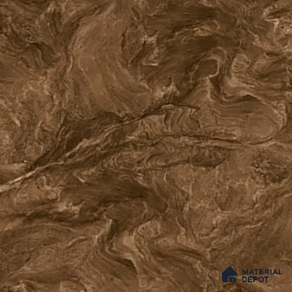 Marble Wall & Floor Tile TL 05310 C Aurelio Matrix Brown 4 ft x 2 ft Vitrified High Gloss Finish - 9 mm | Suitable for Living Room, Bedroom, Feature / Accent Walls & Highlighter Wall