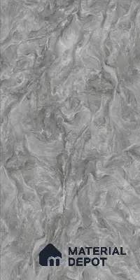 Marble Wall & Floor Tile TL 05310 D Aurelio Matrix Grigio 4 ft x 2 ft Vitrified High Gloss Finish - 9 mm | Suitable for Living Room, Bedroom, Feature / Accent Walls & Highlighter Wall