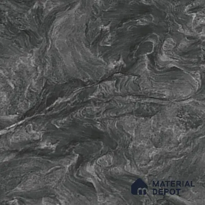 Marble Wall & Floor Tile TL 05310 F Aurelio Matrix Dark 4 ft x 2 ft Vitrified High Gloss Finish - 9 mm | Suitable for Living Room, Bedroom, Feature / Accent Walls & Highlighter Wall (Sample)