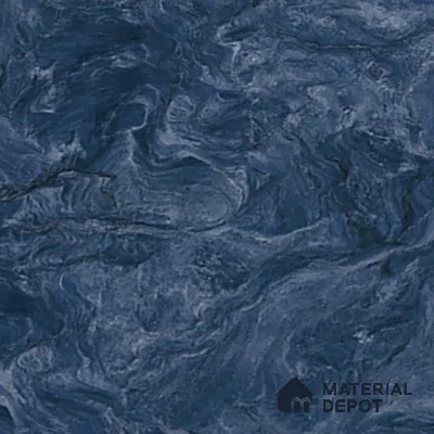 Marble Wall & Floor Tile TL 05310 Aurelio Matrix Blue 4 ft x 2 ft Vitrified High Gloss Finish - 9 mm | Suitable for Living Room, Bedroom, Feature / Accent Walls & Highlighter Wall