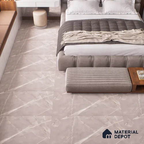 Marble Wall & Floor Tile TL 06324 Radiant Stone 4 ft x 2 ft Vitrified Matte Finish - 9 mm (Random Design 4) | Suitable for Living Room, Bedroom, Bathroom & Kitchen