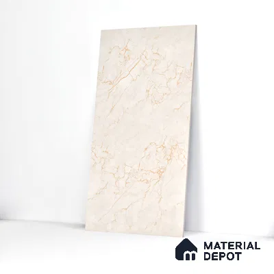 Marble Wall & Floor Tile TL 06212 Glorix Sandstorm 4 ft x 2 ft Vitrified Matte Finish - 9 mm (Random Design 4) | Suitable for Living Room, Bedroom, Bathroom & Kitchen (Sample)