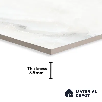 Budget Friendly Marble Wall & Floor Tile Value for Money TL 05937 Terravia Alaskara Onyx 4 ft x 2 ft - Vitrified  Glossy Finish - 8.5 mm | 3 Random Designs | Suitable for Living Room, Bedroom & Bathroom (Sample)