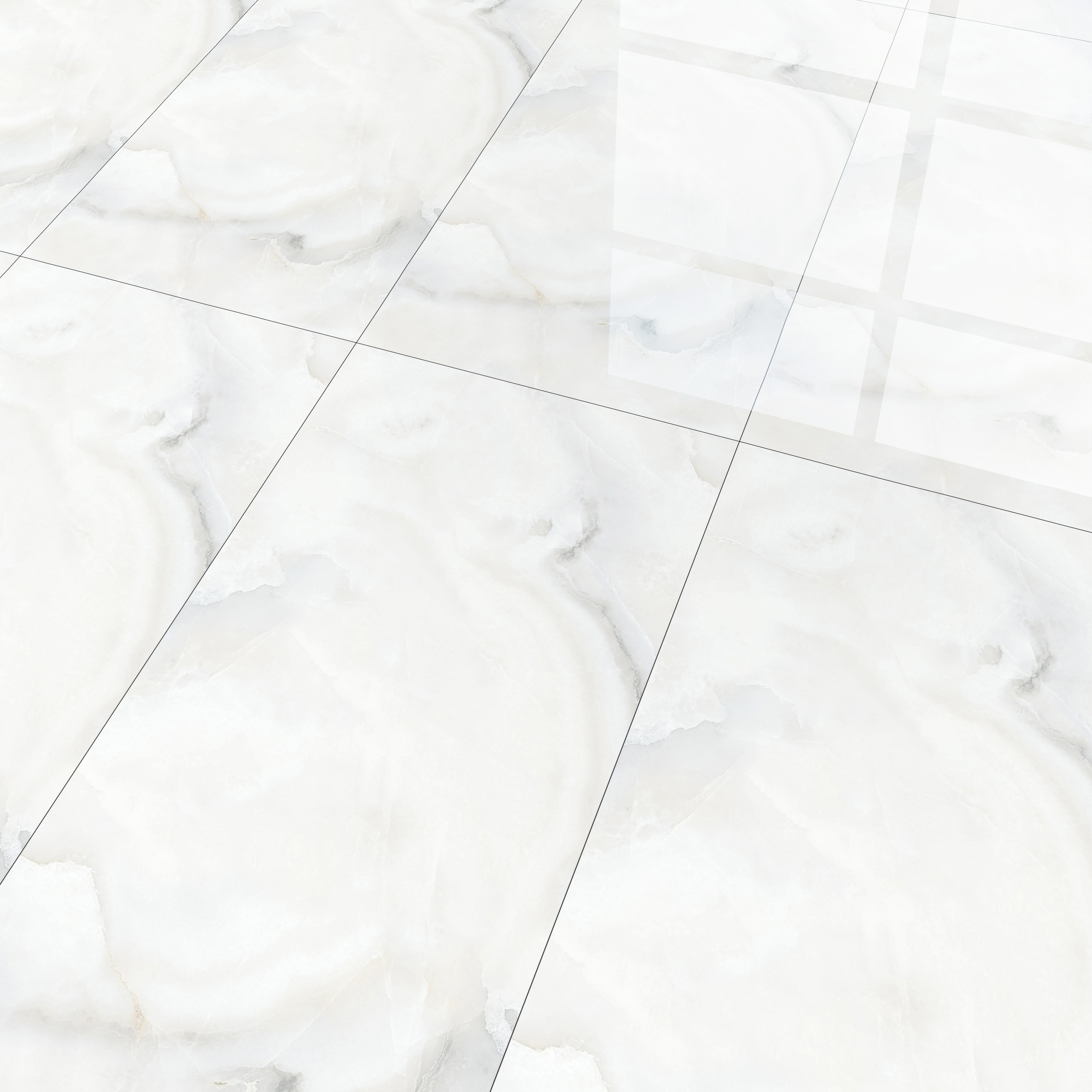 Budget Friendly Marble Wall & Floor Tile Value for Money TL 05937 Terravia Alaskara Onyx 4 ft x 2 ft - Vitrified  Glossy Finish - 8.5 mm | 3 Random Designs | Suitable for Living Room, Bedroom & Bathroom (Sample)