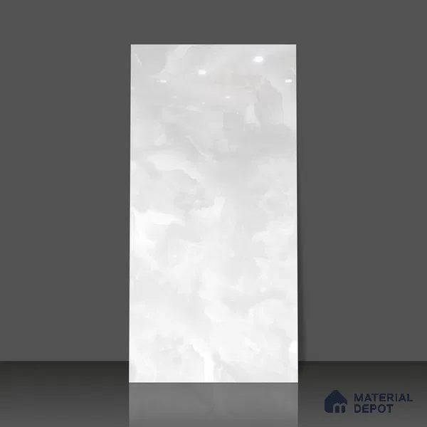 Budget Friendly Marble Wall & Floor Tile Value for Money TL 05943 Terravia Renovix Onyx 4 ft x 2 ft - Vitrified  Glossy Finish - 8.5 mm | 4 Random Designs | Suitable for Living Room, Bedroom & Bathroom