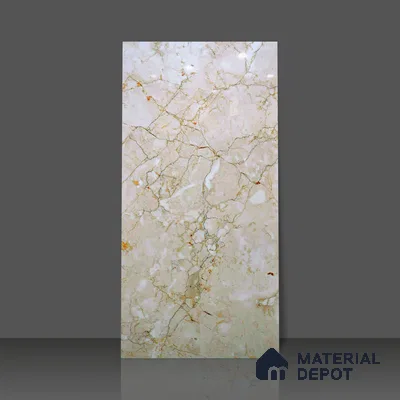 Budget Friendly Marble Wall & Floor Tile Value for Money TL 06292 Tropical Blue 4 ft x 2 ft - Vitrified Glossy Finish -9 mm | Suitable for Living Room, Bedroom & Bathroom