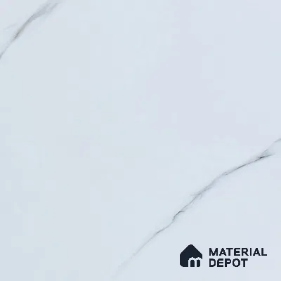Budget Friendly Marble Wall & Floor Tile Value for Money TL 06309 White Stone Chic 4 ft x 2 ft - Vitrified Glossy Finish -9 mm | Suitable for Living Room, Bedroom & Bathroom