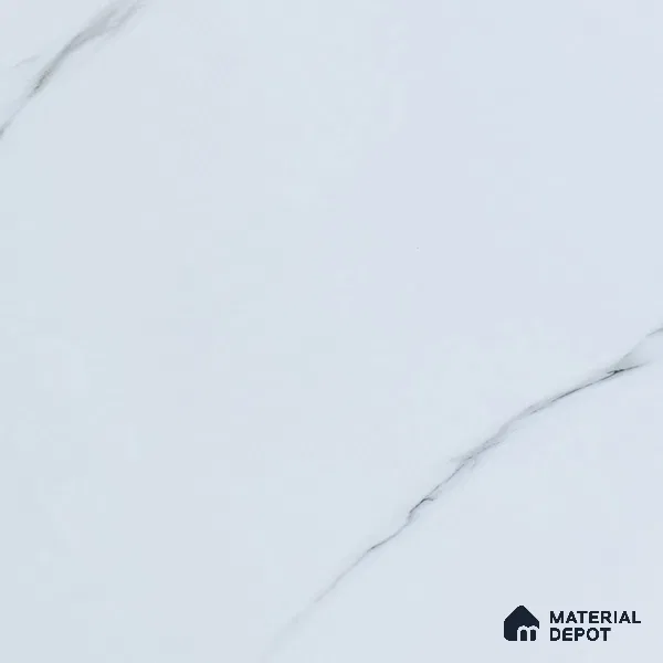 Budget Friendly Marble Wall & Floor Tile Value for Money TL 06309 White Stone Chic 4 ft x 2 ft - Vitrified Glossy Finish -9 mm | Suitable for Living Room, Bedroom & Bathroom