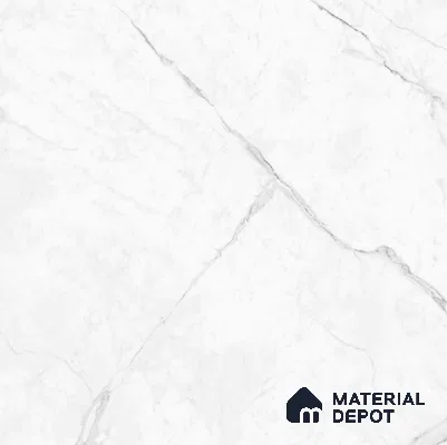 Marble Look Floor & Wall Tile TL 06152 Bellatrix 2 ft x 2 ft Sinker Finish Vitrified Tile - 9 mm  | Suitable For Living Room, Dining, Bathroom & Kitchen | Please Expect a Slight Variation of Pattern