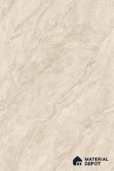 Marble Floor Tile TL 10445 Arena Dune Edl 6 ft x 4 ft Carving High Gloss Finish Vitrified Large Format Tile - 15 mm | Suitable for Living Room, Bedroom, Bathroom | Adhesive and Spacers Must be Used During Installation