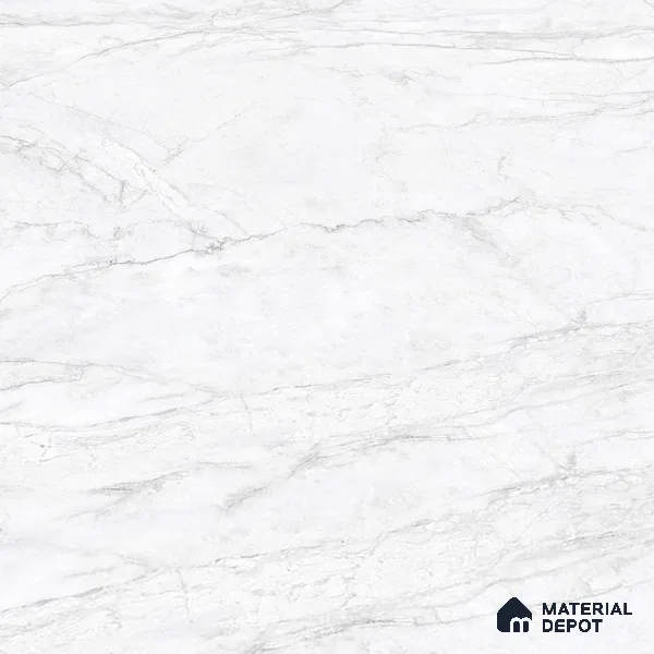 Marble Floor Tile TL 10443 Calacatta Oro 6 ft x 4 ft Carving High Gloss Finish Vitrified Large Format Tile - 15 mm | Suitable for Living Room, Bedroom, Bathroom | Adhesive and Spacers Must be Used During Installation