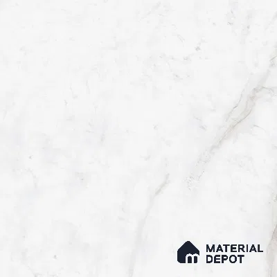 Marble Floor Tile TL 10444 Classic Carara Edl 6 ft x 4 ft Carving High Gloss Finish Vitrified Large Format Tile - 15 mm | Suitable for Living Room, Bedroom, Bathroom | Adhesive and Spacers Must be Used During Installation