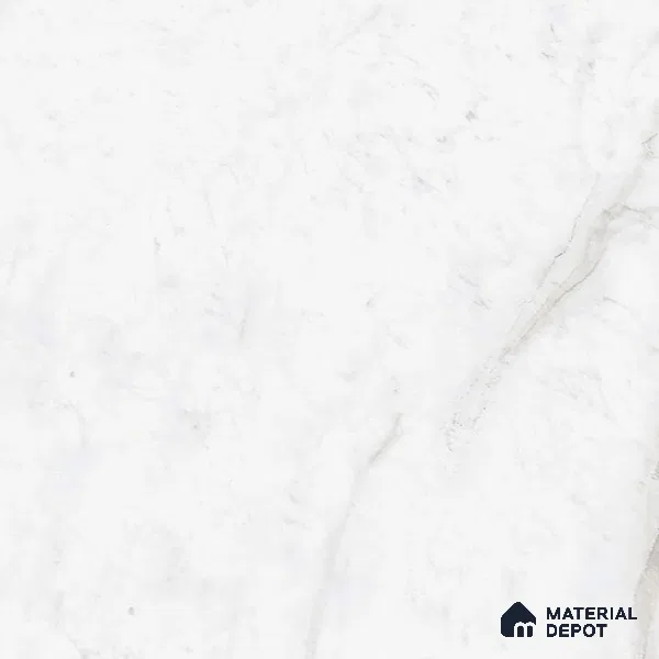 Marble Floor Tile TL 10444 Classic Carara Edl 6 ft x 4 ft Carving High Gloss Finish Vitrified Large Format Tile - 15 mm | Suitable for Living Room, Bedroom, Bathroom | Adhesive and Spacers Must be Used During Installation