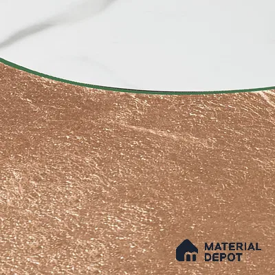 Marble Wall Handmade Tile TL 05871 B Copper Copper Marble 197 mm x 197 mm Vitrified - 9 mm | Random Mix Patterns | Suitable For Living Room, Bedroom, Kitchen