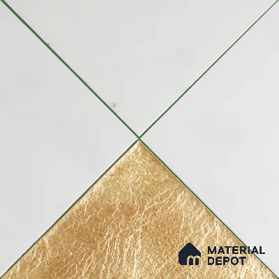 Marble Wall Handmade Tile TL 05871 Gold Golden Marble 197 mm x 197 mm Vitrified - 9 mm | Random Mix Patterns | Suitable For Living Room, Bedroom, Kitchen