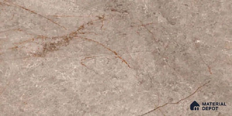 Marble Wall Tile TL 05485 C Lustra Allure Storm 2 ft x 1 ft Ceramic Satin Finish - 9 mm | Suitable for Bathroom, Kitchen