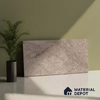 Marble Wall Tile TL 05485 C Lustra Allure Storm 2 ft x 1 ft Ceramic Satin Finish - 9 mm | Suitable for Bathroom, Kitchen