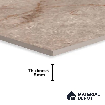 Marble Wall Tile TL 05485 C Lustra Allure Storm 2 ft x 1 ft Ceramic Satin Finish - 9 mm | Suitable for Bathroom, Kitchen