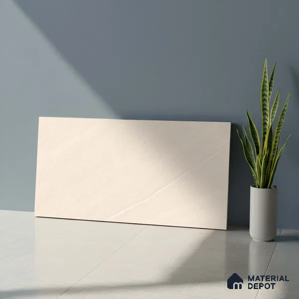 Marble Wall Tile TL 05487 Lustra Aura Sand 2 ft x 1 ft Ceramic Satin Finish - 9 mm | Suitable for Bathroom, Kitchen