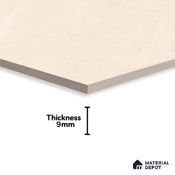 Marble Wall Tile TL 05487 Lustra Aura Sand 2 ft x 1 ft Ceramic Satin Finish - 9 mm | Suitable for Bathroom, Kitchen