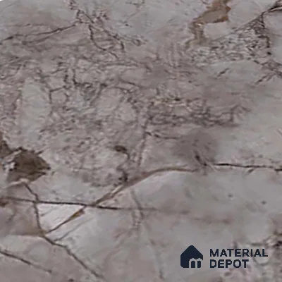 Marble Wall Tile TL 05478 C Lustra Manila Ash 2 ft x 1 ft Ceramic Satin Finish - 9 mm | Suitable for Bathroom, Kitchen (Sample)