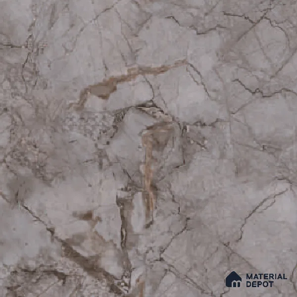 Marble Matching Floor Tile TL 05478 E Lustra Manila Ash 1 ft x 1 ft Ceramic Antiskid Matte Finish - 9 mm | Suitable for Bathroom, Kitchen