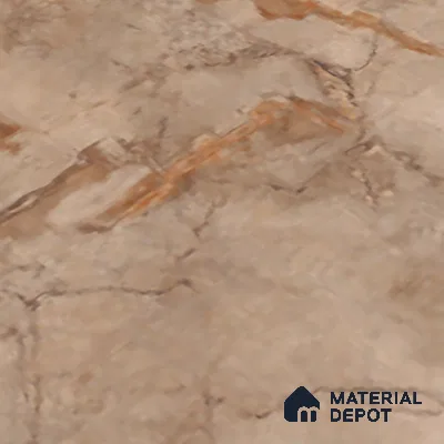 Marble Matching Floor Tile TL 05477 E Lustra Manila Almond 1 ft x 1 ft Ceramic Antiskid Matte Finish - 9 mm | Suitable for Bathroom, Kitchen