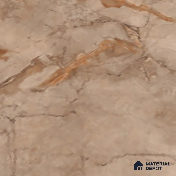 Marble Matching Floor Tile TL 05477 E Lustra Manila Almond 1 ft x 1 ft Ceramic Antiskid Matte Finish - 9 mm | Suitable for Bathroom, Kitchen